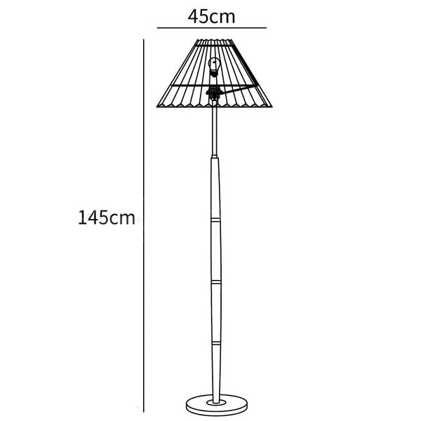 Pleated Floor Lamp