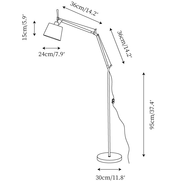 Tolomeo Floor Lamp