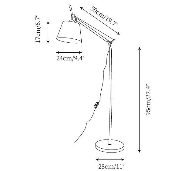 Tolomeo Floor Lamp