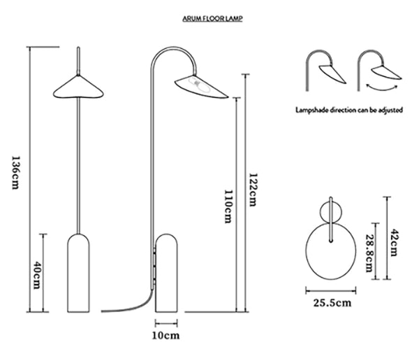 Arum Stehlampe