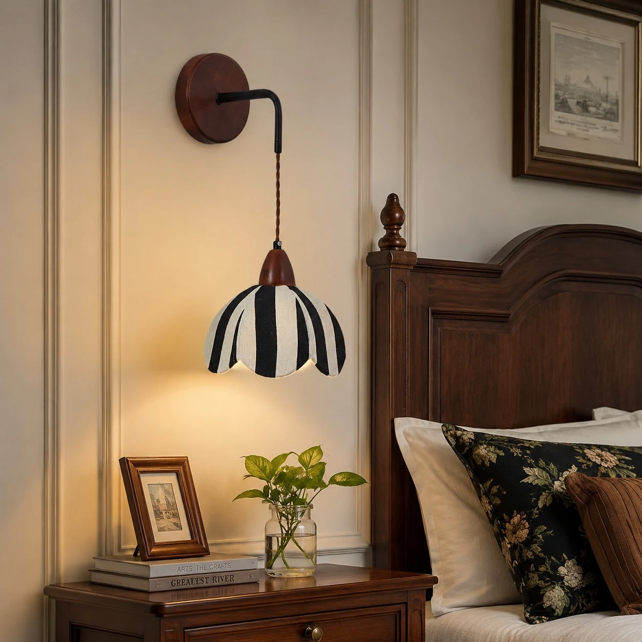 scene vintage bedroom