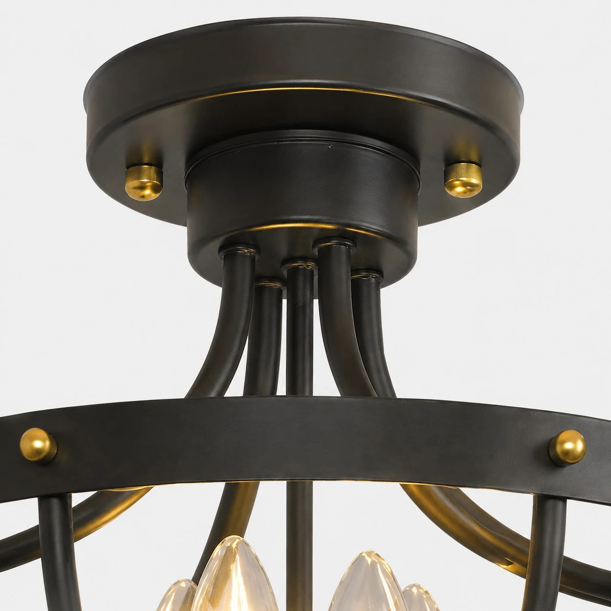 Canopy and ceiling mount detail
