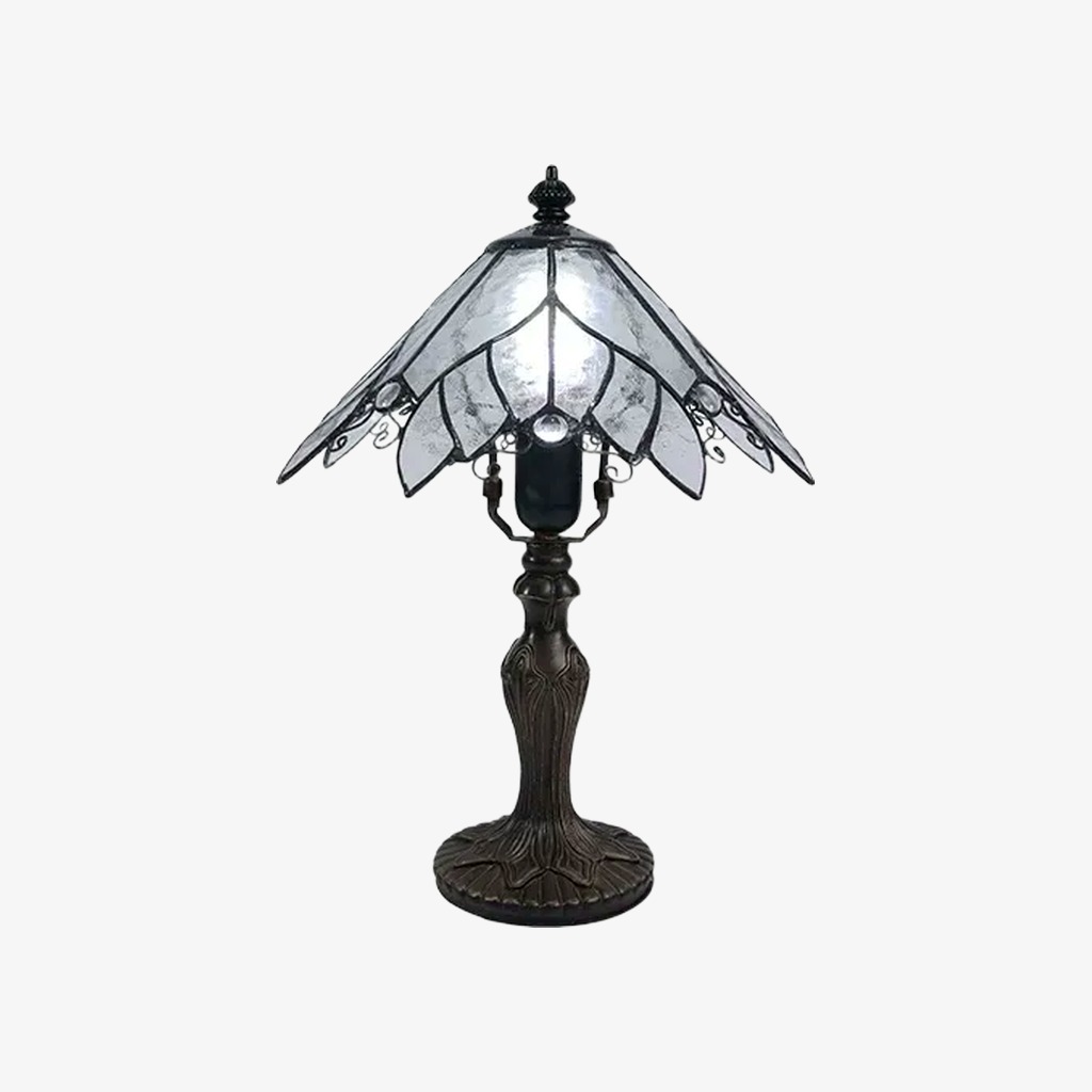 Vintage Tiffany stained glass table lamp