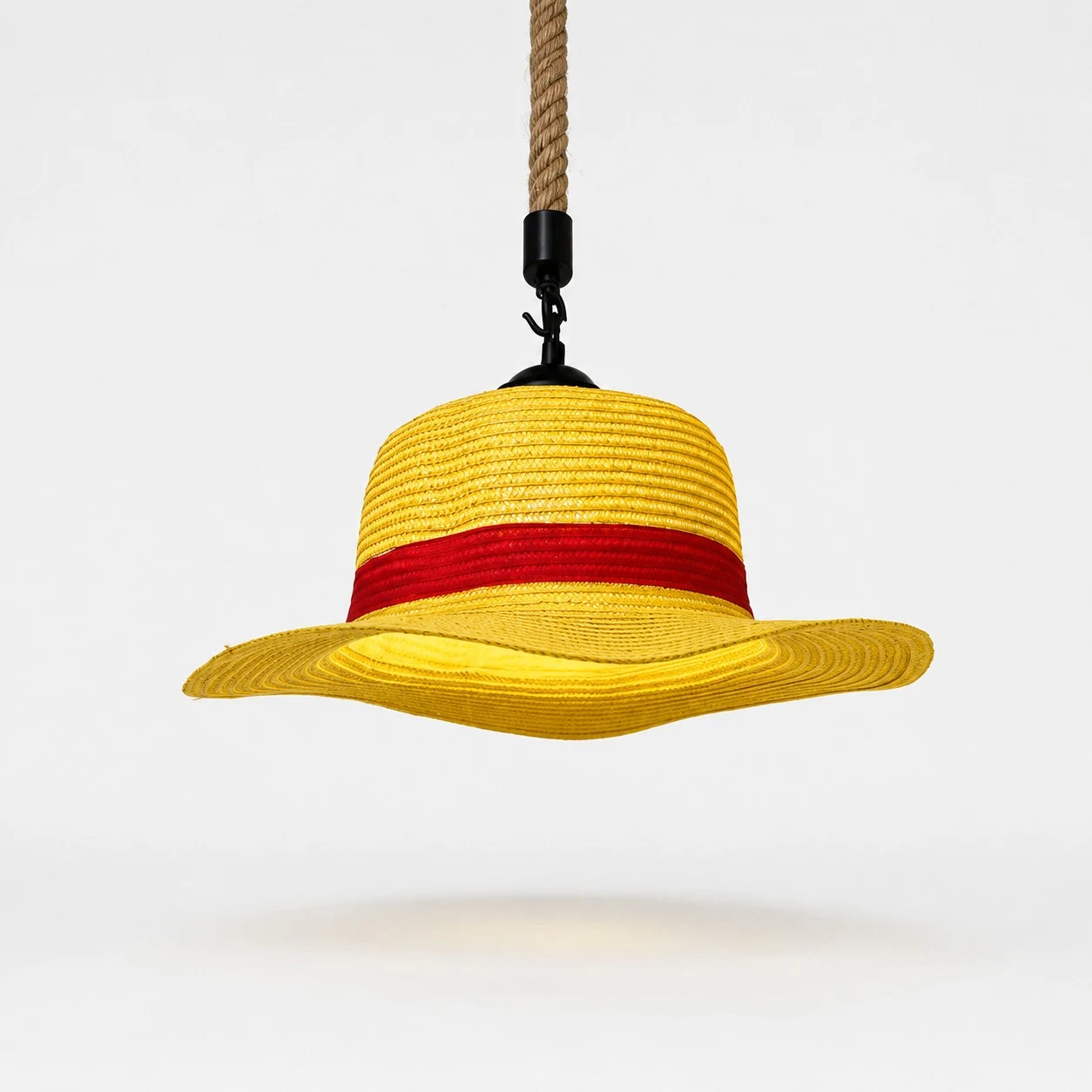 Novelty Straw Hat Pendant Lamp