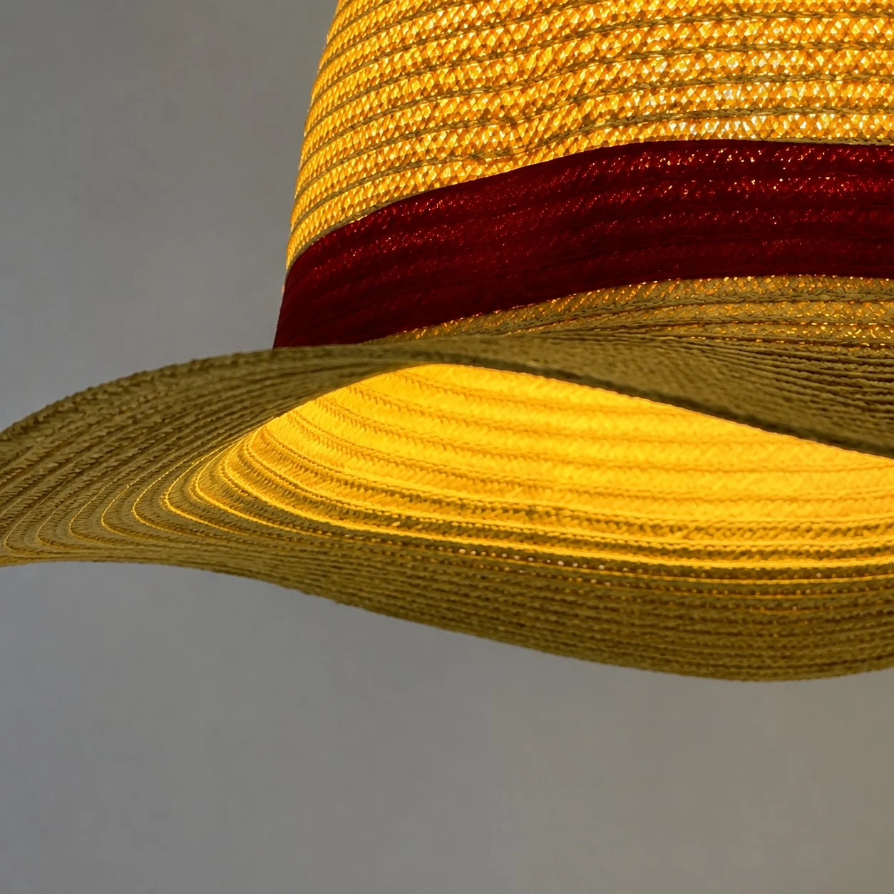 Straw hat pendant view 8
