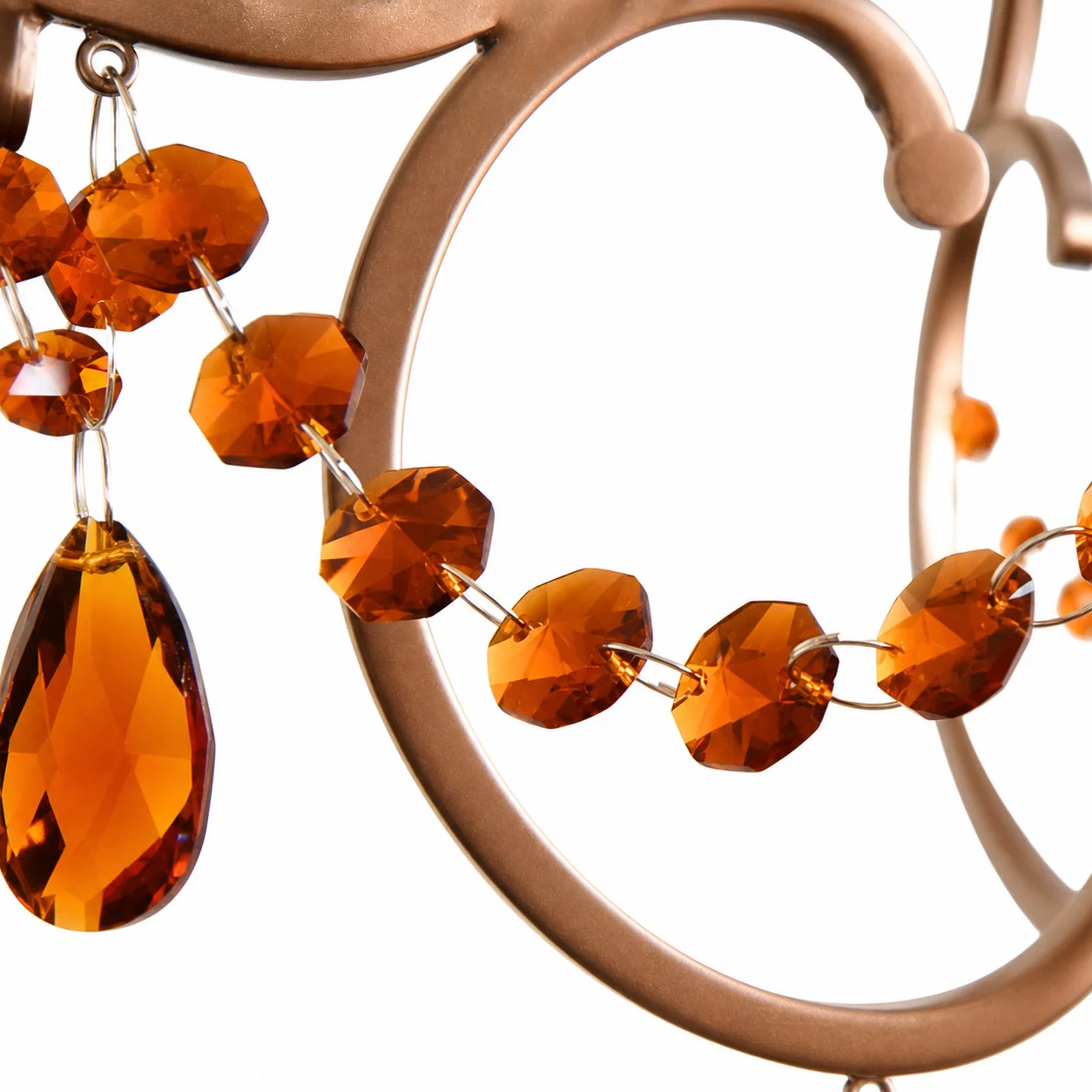 Amber crystal strand detail